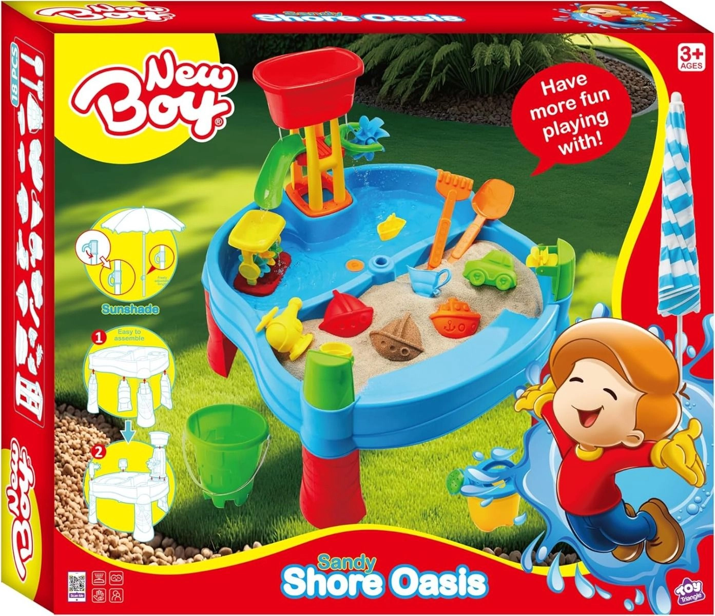 Sandy Shore Oasis - 2-in-1 Sand and Water Playset
