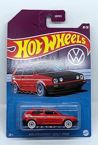 Hot Wheels Golf MK2 - 2022 Red Walmart Exclusive 88