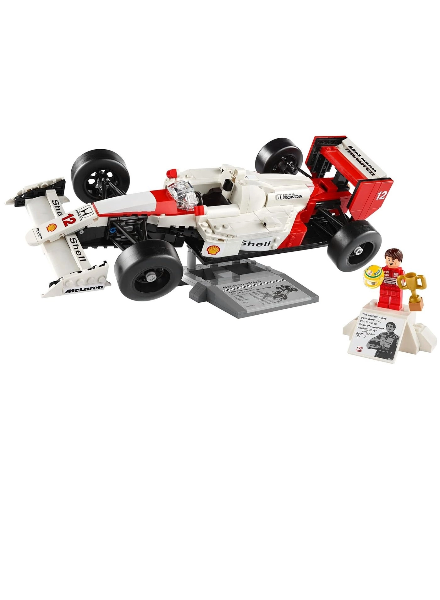 Icons McLaren Model Car MP4/4 & Ayrton Senna (10330)