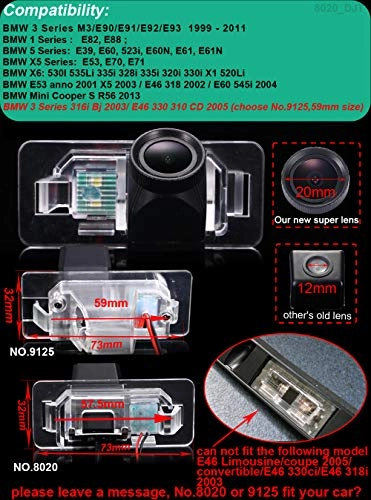 Boot Handle Reversing Camera - Night vision 1280 x 720 pixels