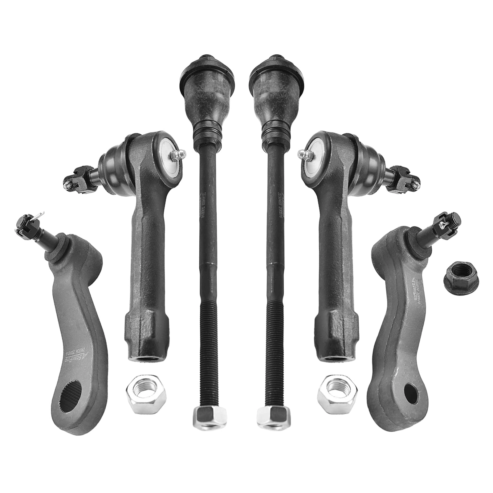 ASTARPRO Suspension Kit - 6pcs Tie Rods Pitman Arm Idler Arm