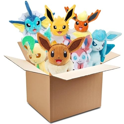 Jazwares Pokemon - Eevee Evolution - 20 cm - Assorted Styles
