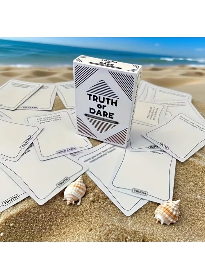 Truth or Dare - Card Game 50 Cards Spiral Bound