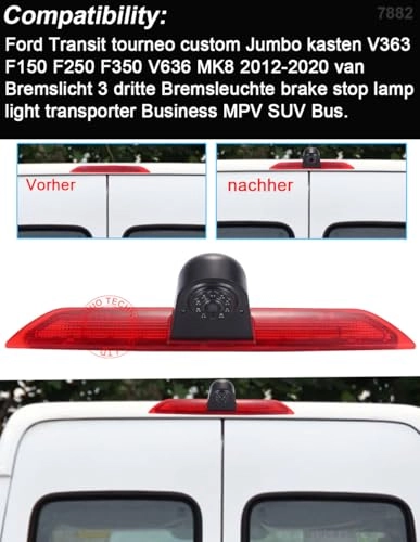 Brake Light Reversing Camera - Night vision 520 TV lines