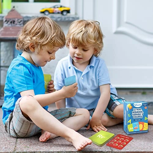 Flashcards Letters, Numbers, Shapes and Colours - 18 months and up 50 pieces