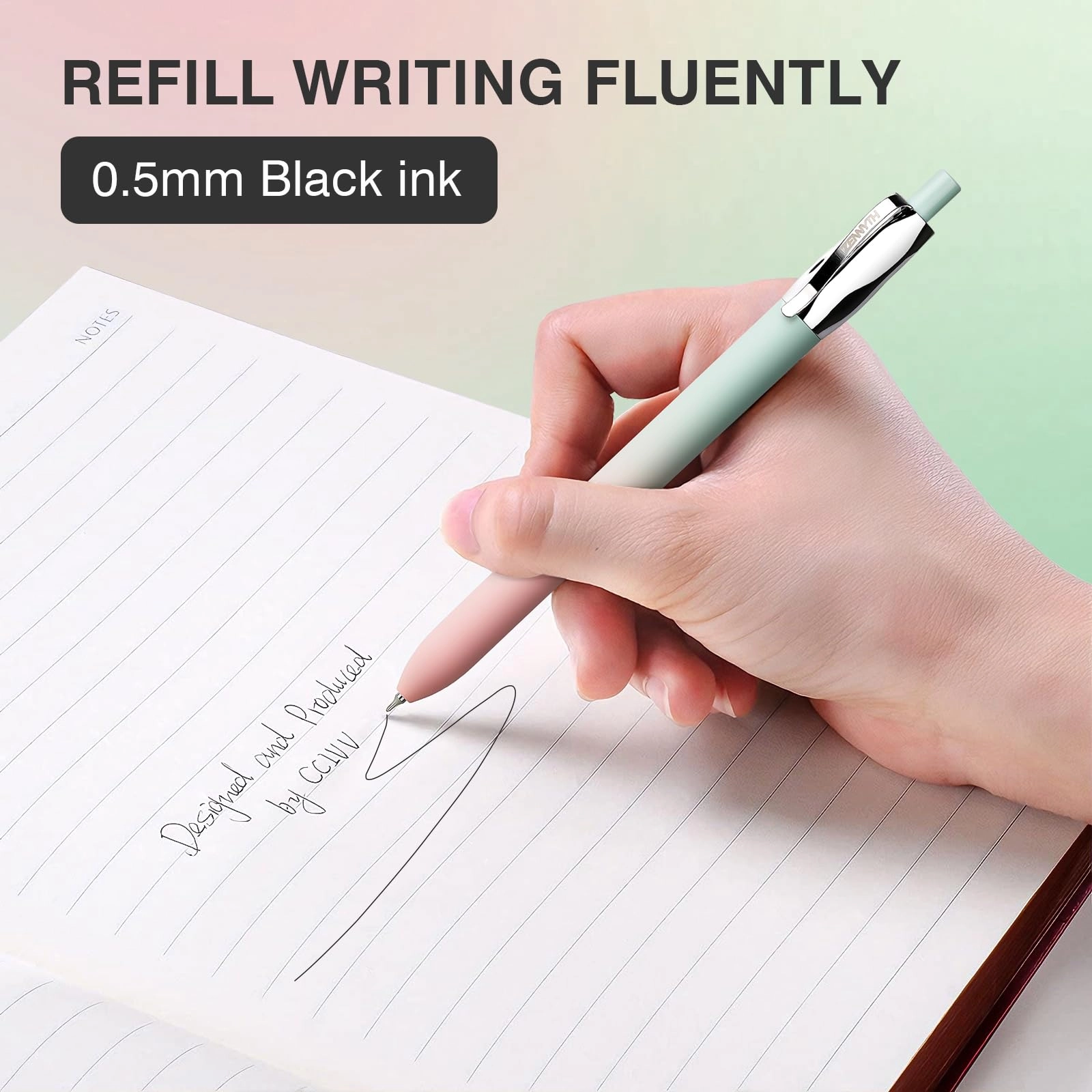 Gel Pens - 5.0 Count 0.5mm Millimeters