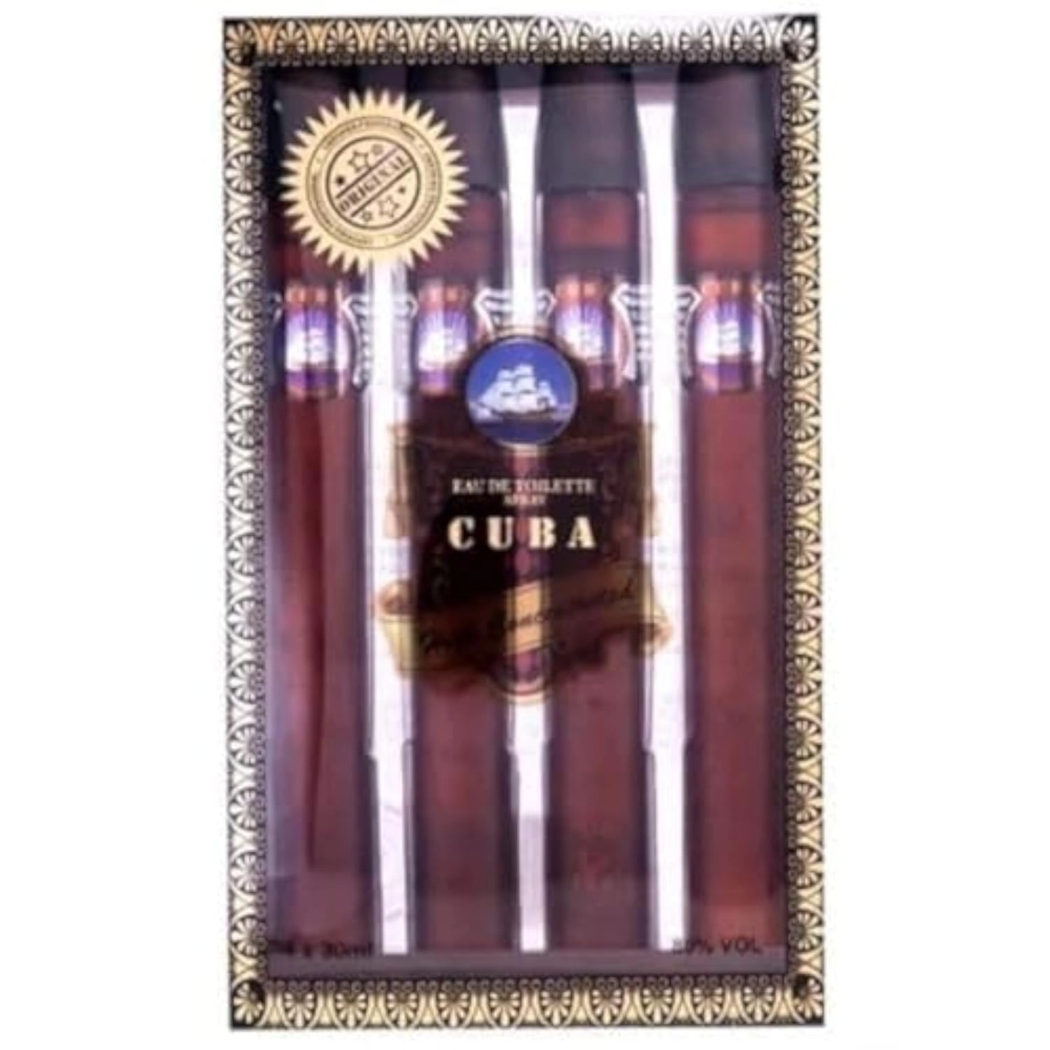 Cuba Cigar Eau de Toilette 120 ml 4-Piece Set