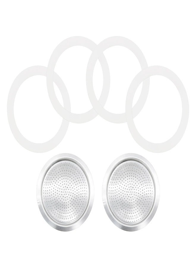HAKATOP Stainless Filter - 2 + Silicone Gasket - 4