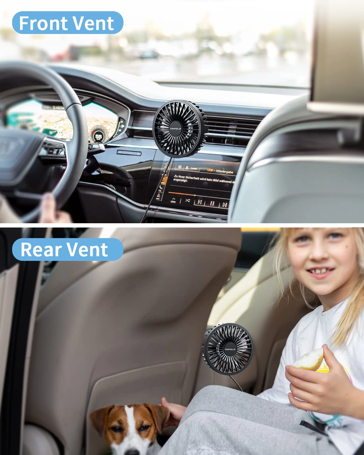 Car Fan - USB Powered 3 Speed