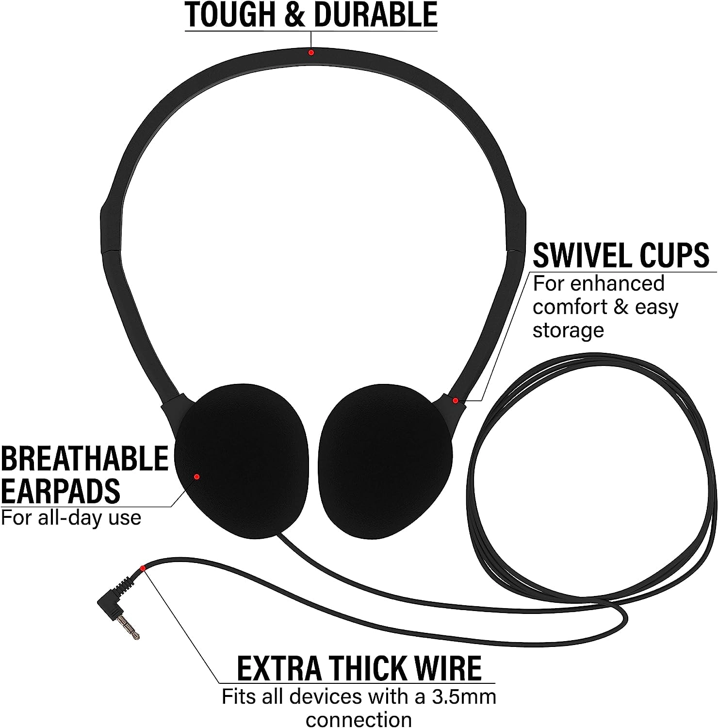 0P1SA5 Wired Headphone Bundle