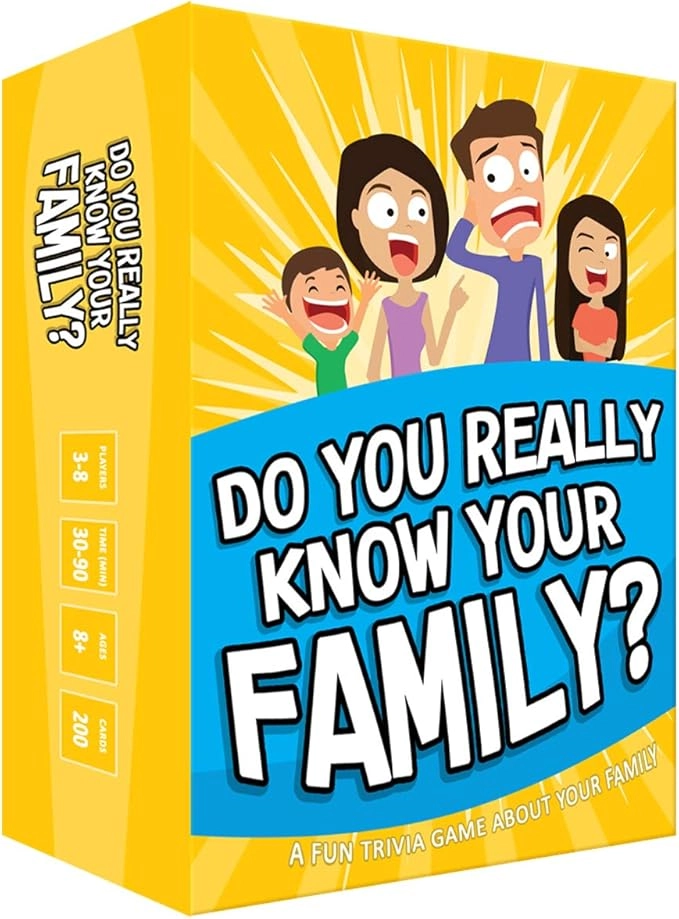 DO YOU REALLY KNOW YOUR FAMILY? Fun Family Game - English, English 8 - 19 years