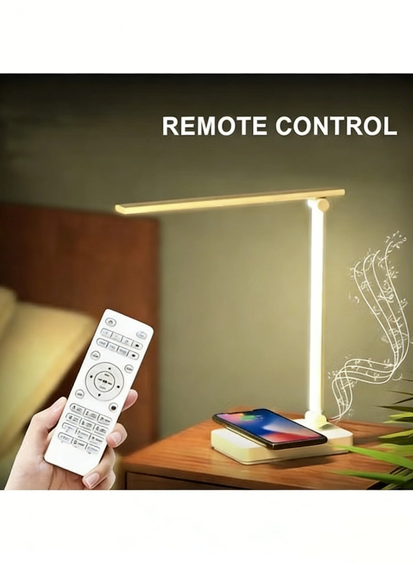 CRONY SQ-905 - Quran speaker table lamp wireless charging