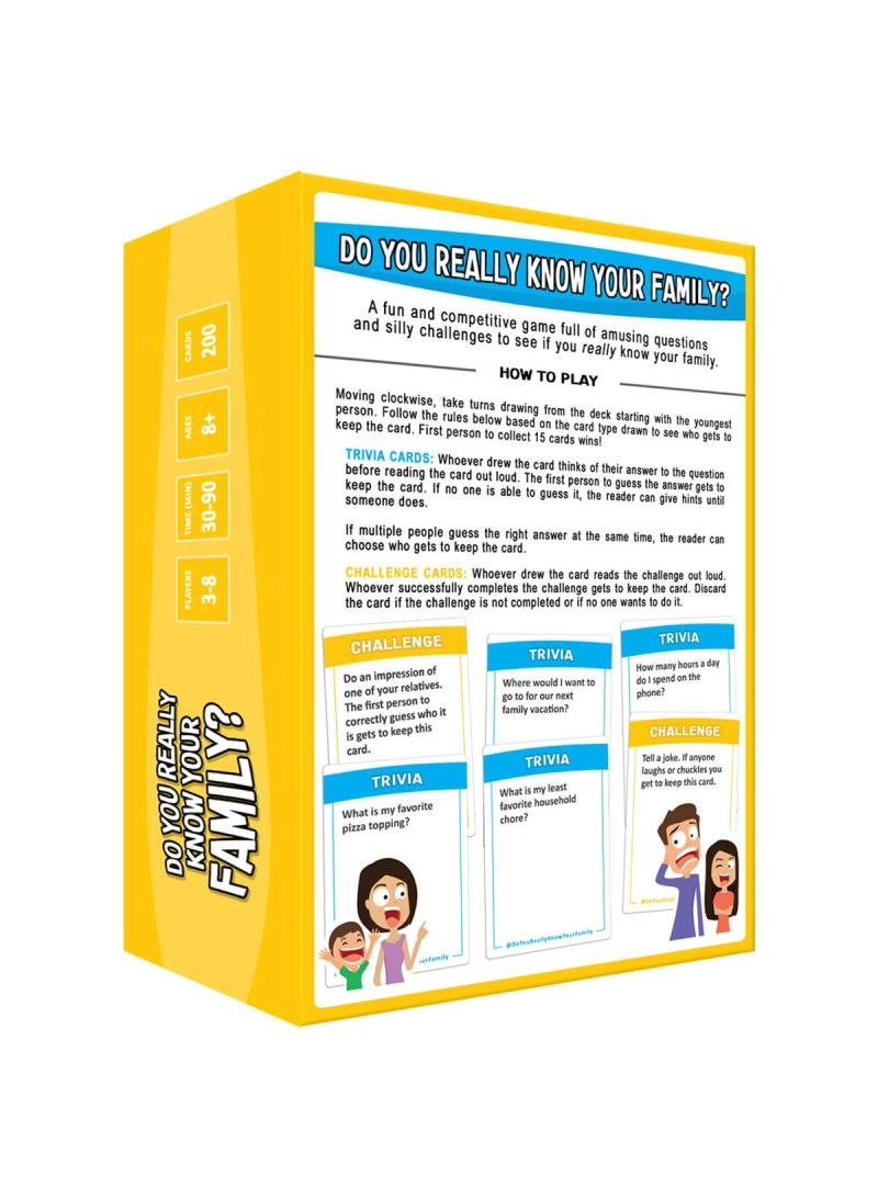 Do You Really Know Your Family? - 8 and up