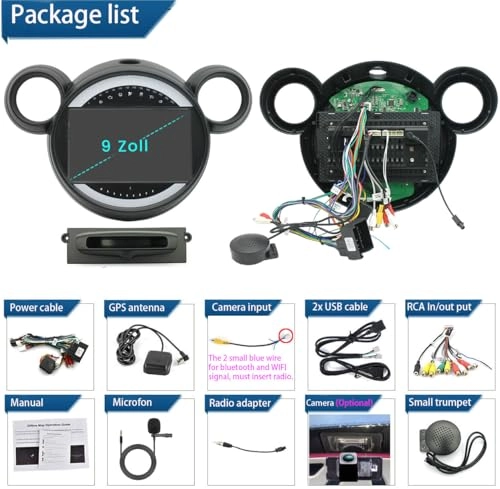 NO.B Radio+Camera - 9 inch