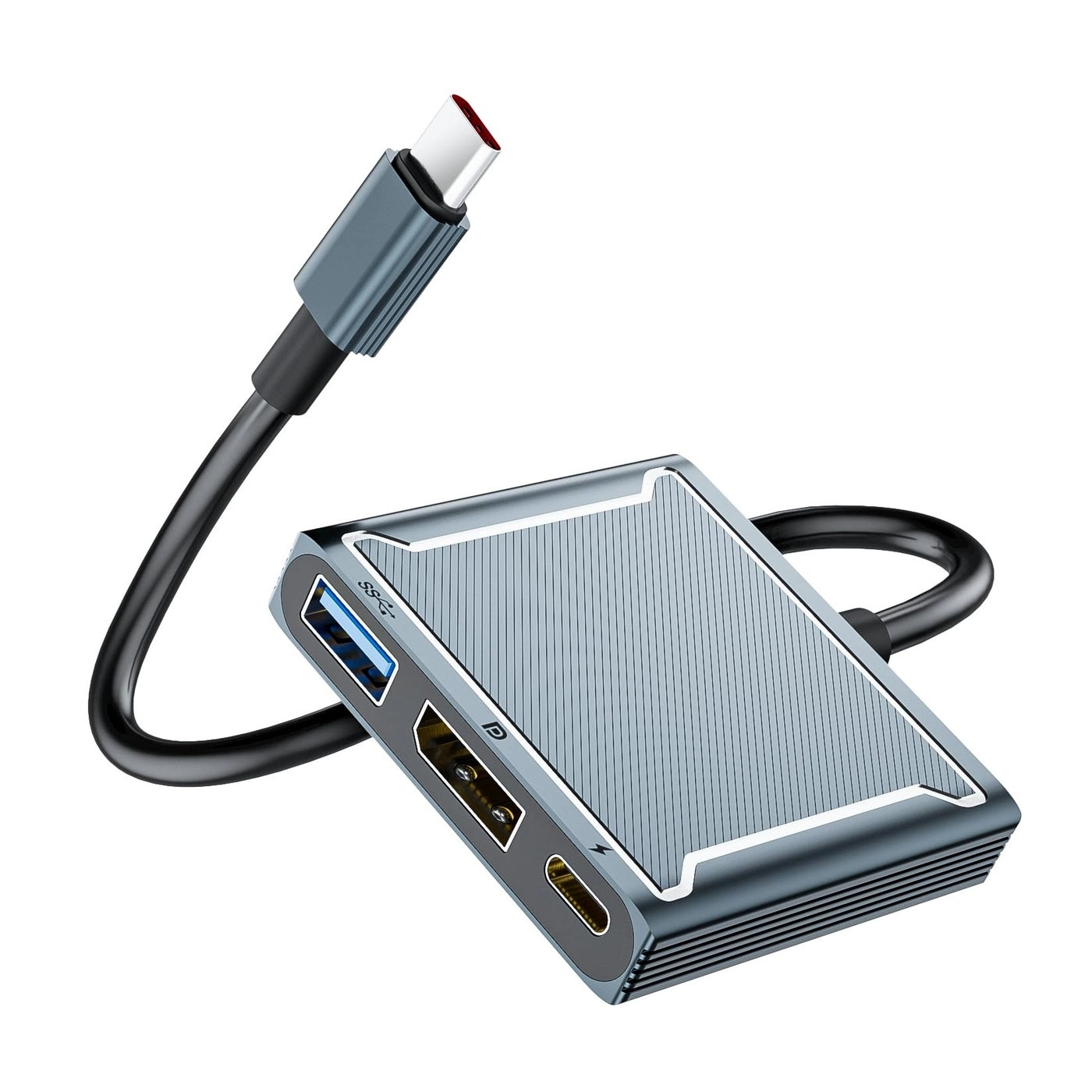 BolAAzuL USB C to DisplayPort Multiport Adapter Dock - USB 2.0 8K 60Hz