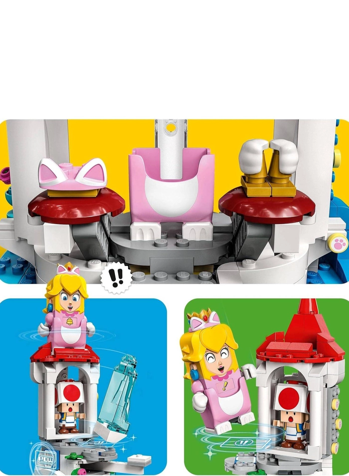 Super Mario Cat Peach Suit and Frozen Tower Expansion Set (71407)