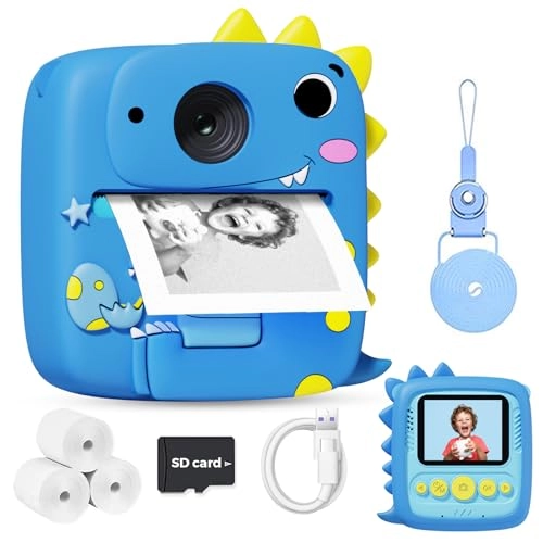 Kids Camera Instant Print - 12MP 1080P 2.4" Screen