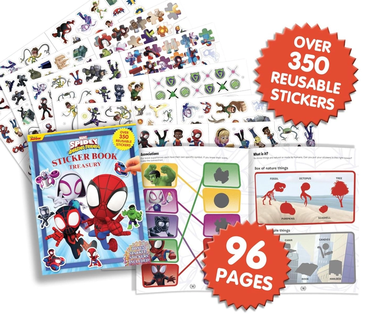Marvel Spidey & Friends Sticker Book 350 pcs