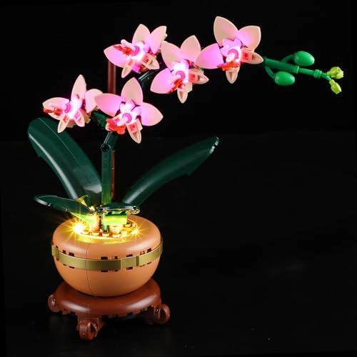 LED Light Kit Compatible with Lego Mini Orchid Set