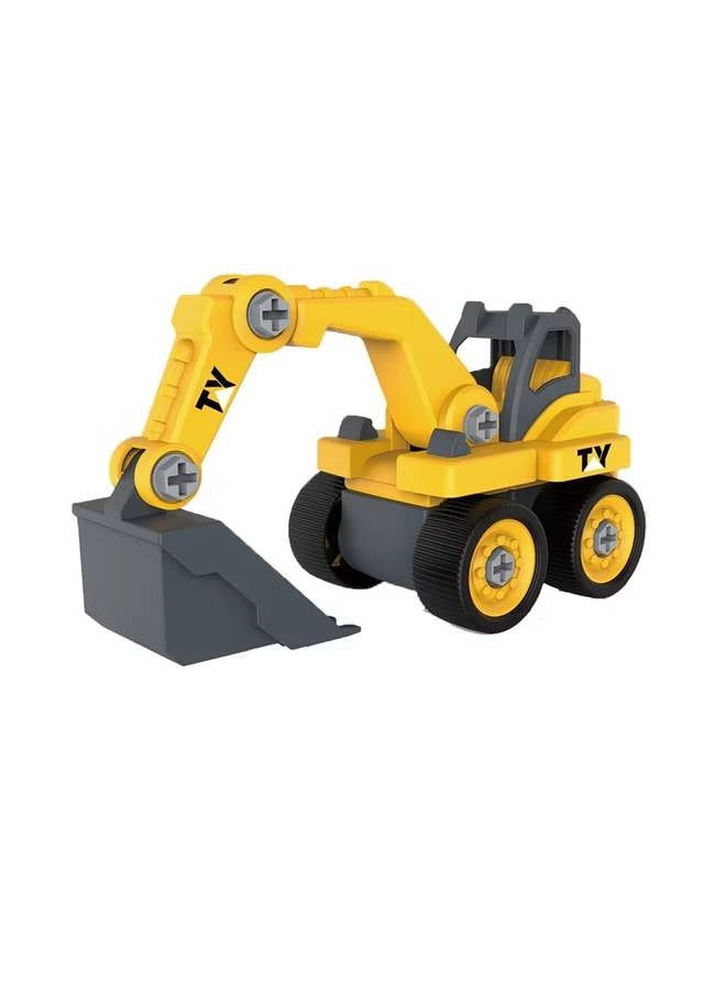 DIY Truck - Yellow/Black/ Grey Toy Building Blocks