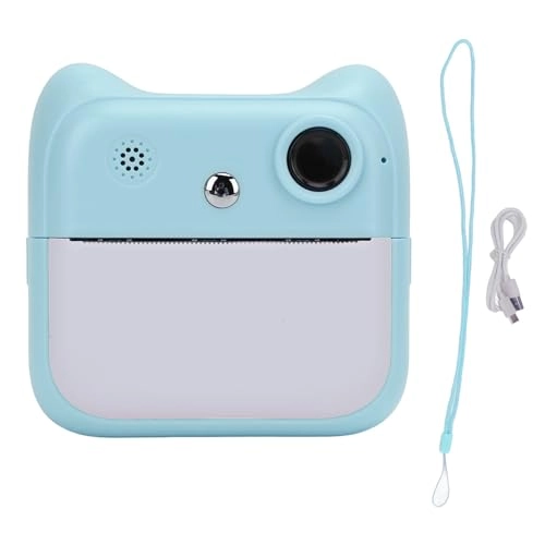 1080p Instant Print Camera - Blue Portable