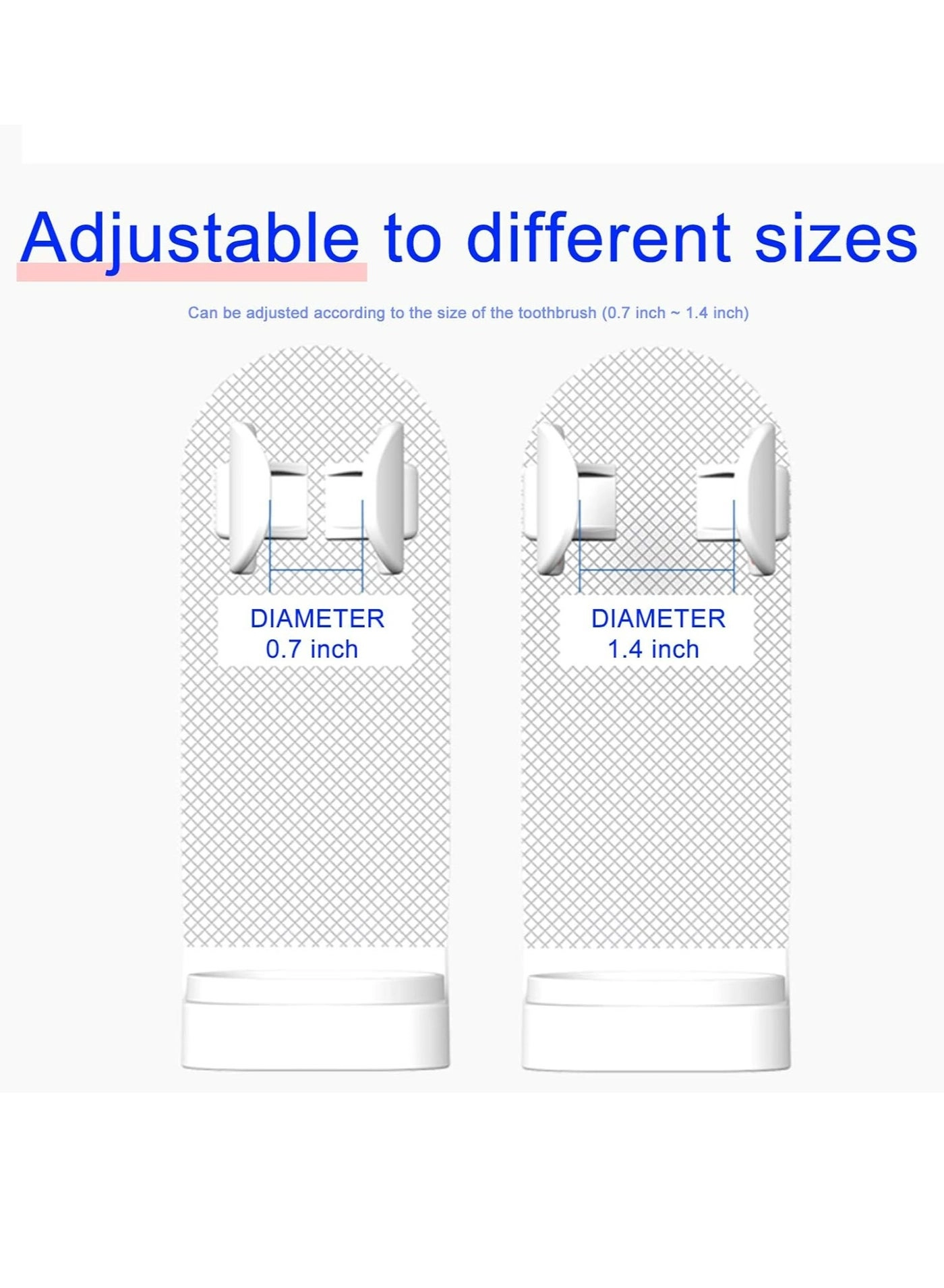Wall-Mounted Electric Toothbrush Holder - 2pcs Auto Lock & Gravity Release