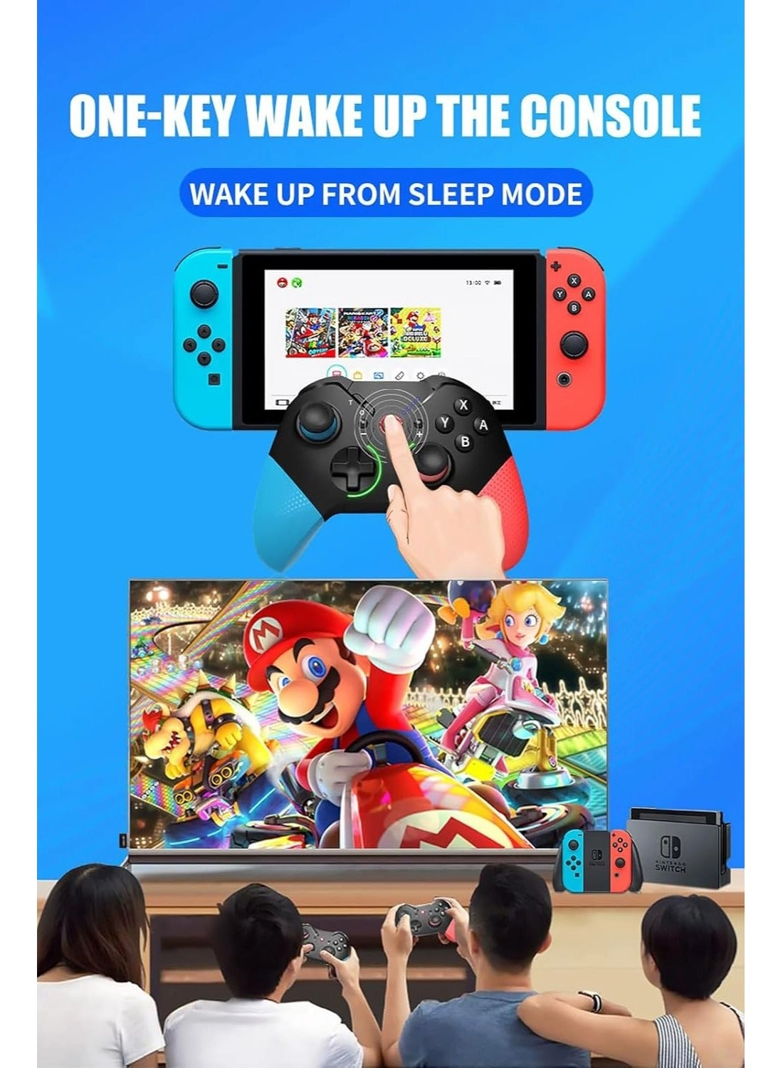 JOY-04 - Blue & Green Nintendo Switch