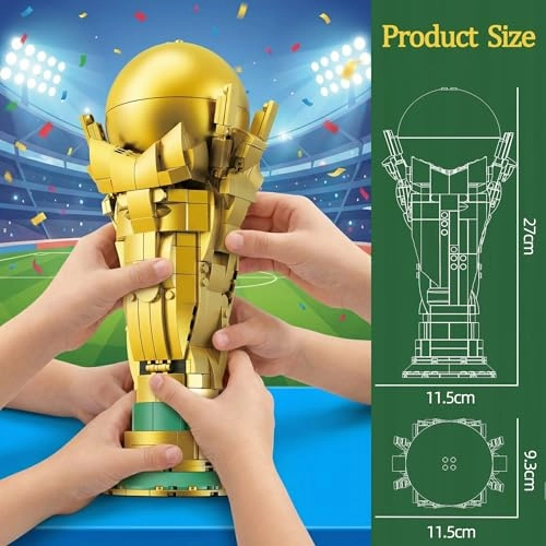 Soccer Trophy Building Blocks - 446 pcs