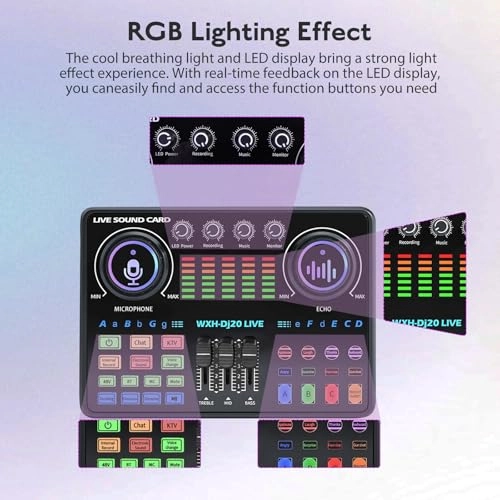 WXH520 + Dj20 USB Microphone