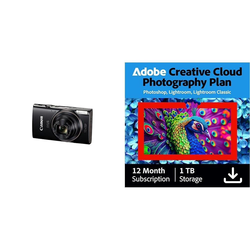 Canon IXUS 285 HS + Creative Cloud Pro Photography Plan