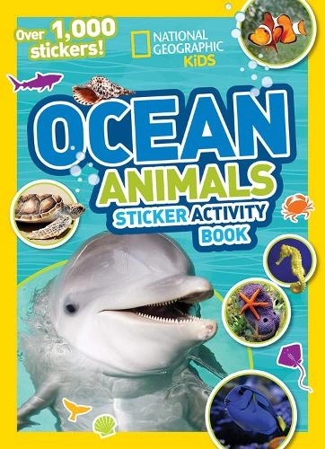National Geographic Kids Ocean Animals Activity Sticker Book 1000 pcs