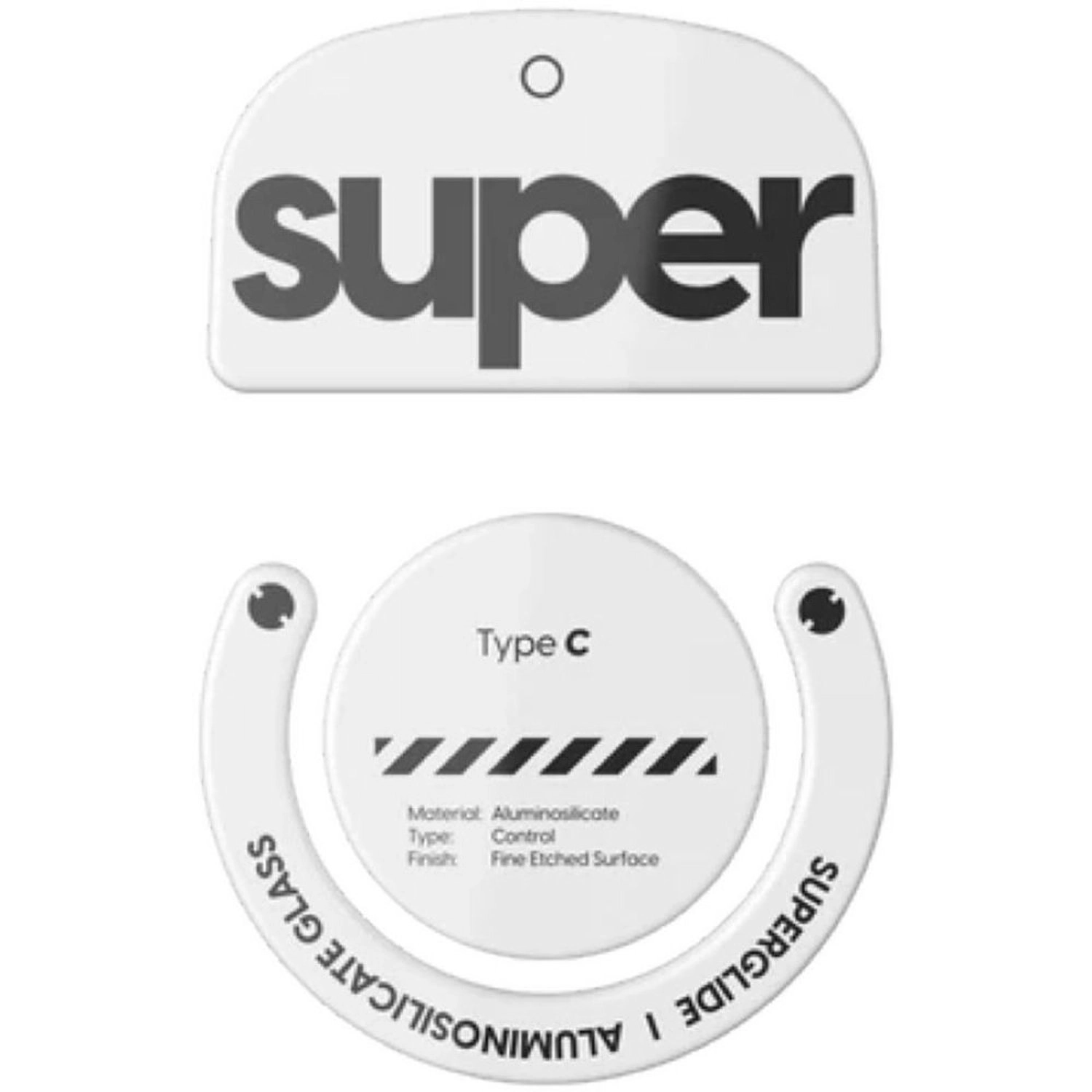 PULSAR Superglide Glass Mouse Skate - White
