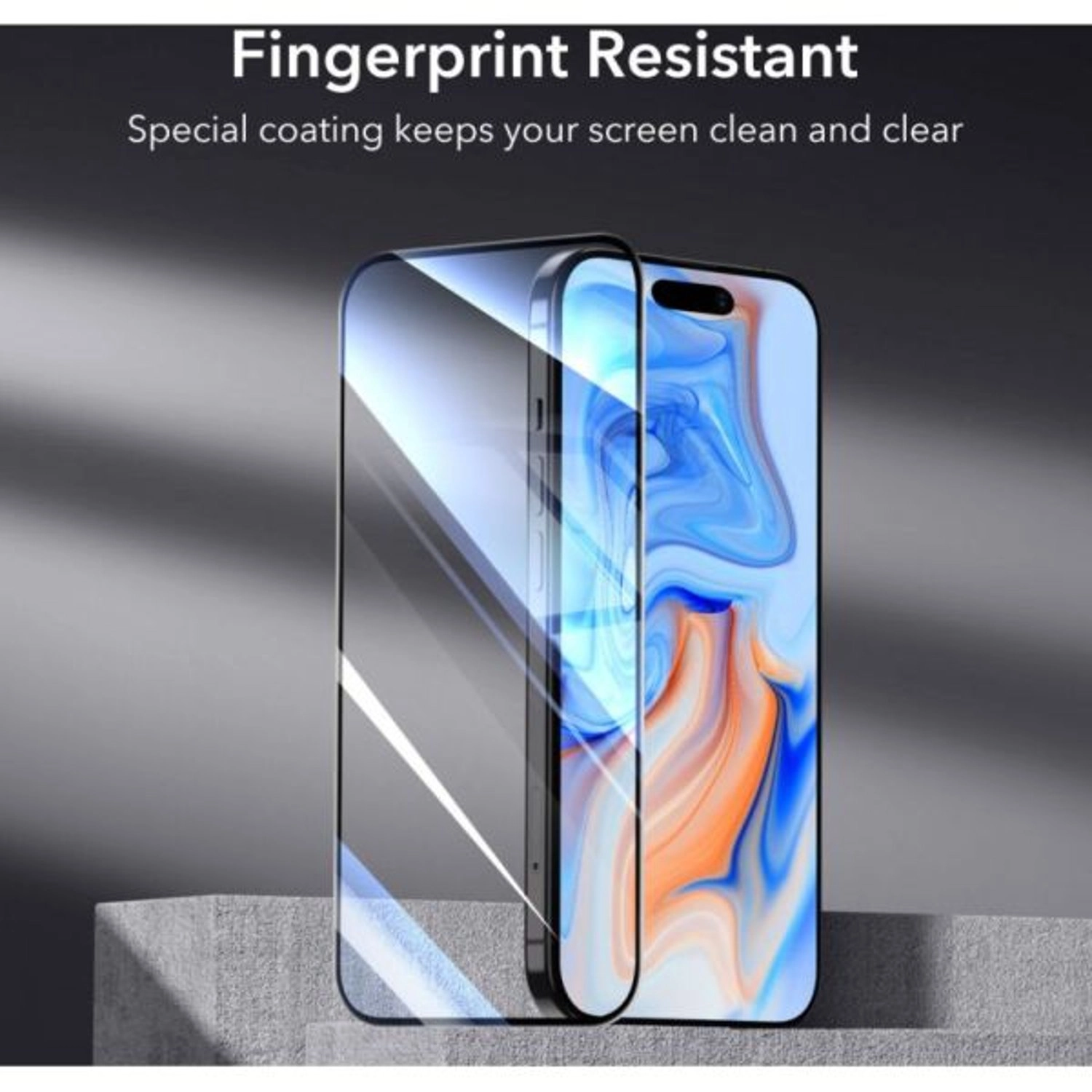 Clear Tempered Glass Screen Protector for iPhone 15 Pro Max