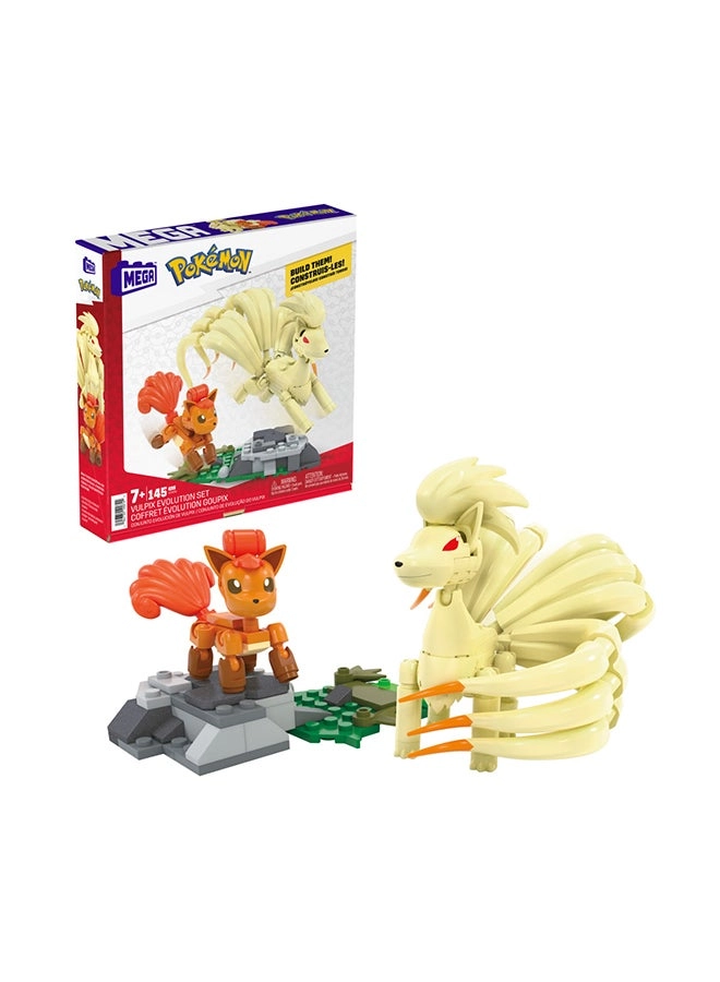 MEGA Vulpix Evolution Set - Vulpix Ninetales 145 pcs