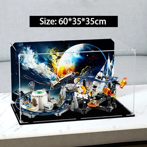 Acrylic Display Case - 60 x 30 x 30 cm With Background