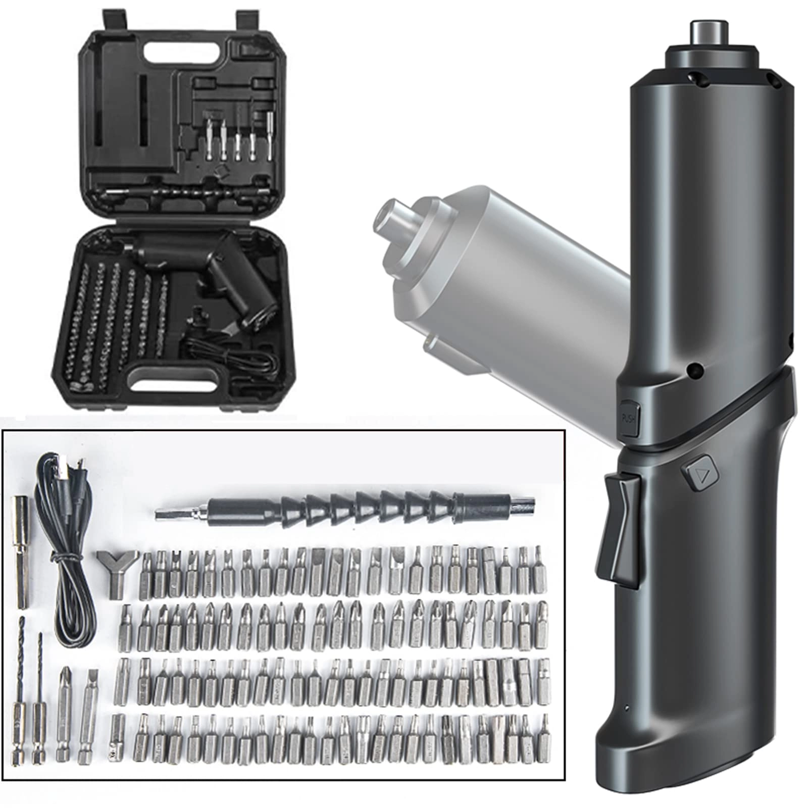 BURDEAN Cordless Electric Screwdriver - 1300mAh