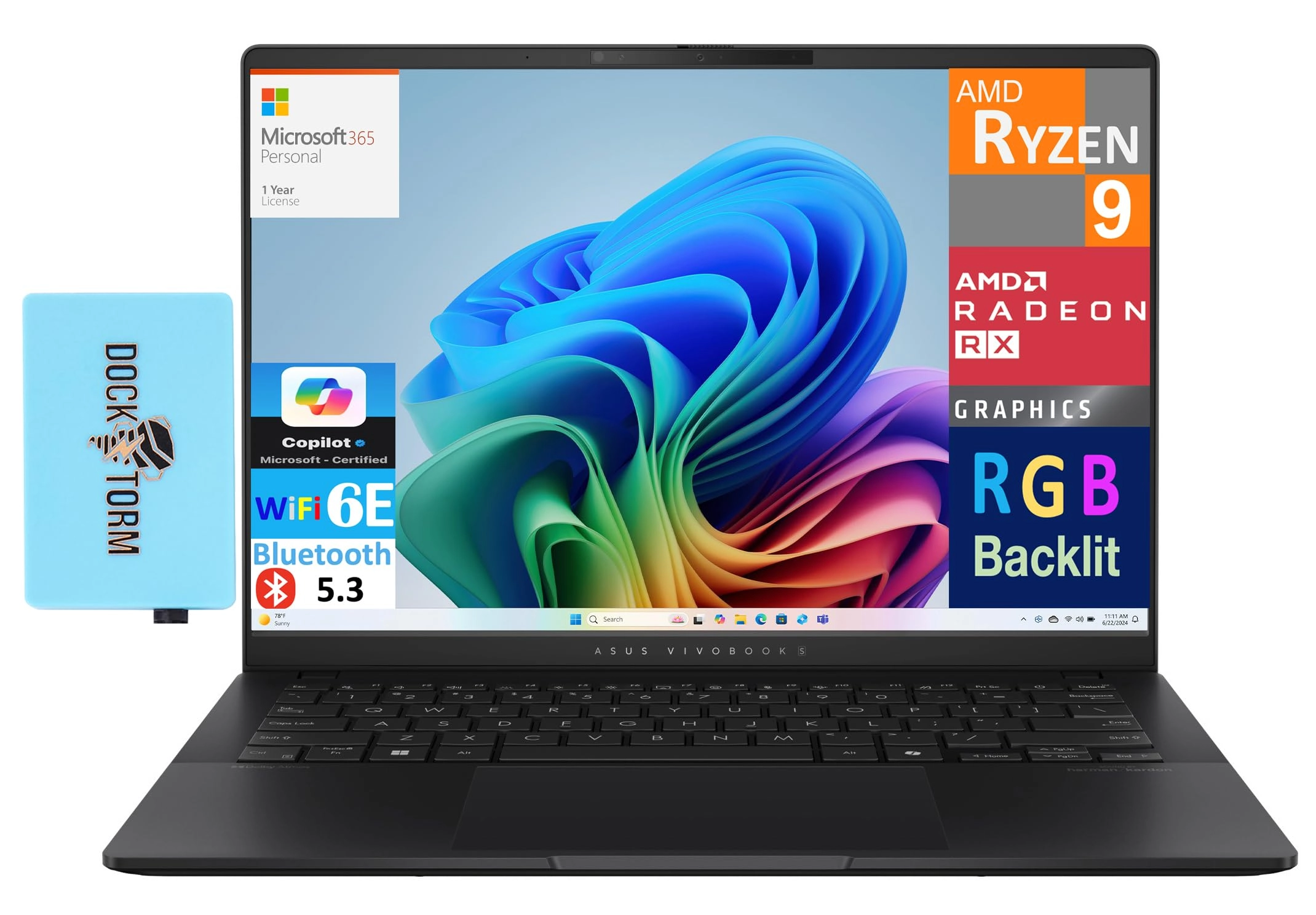 ASUS (Renewed) Vivobook S 14 - 14.0" 1TB 32GB Ryzen AI 9 365