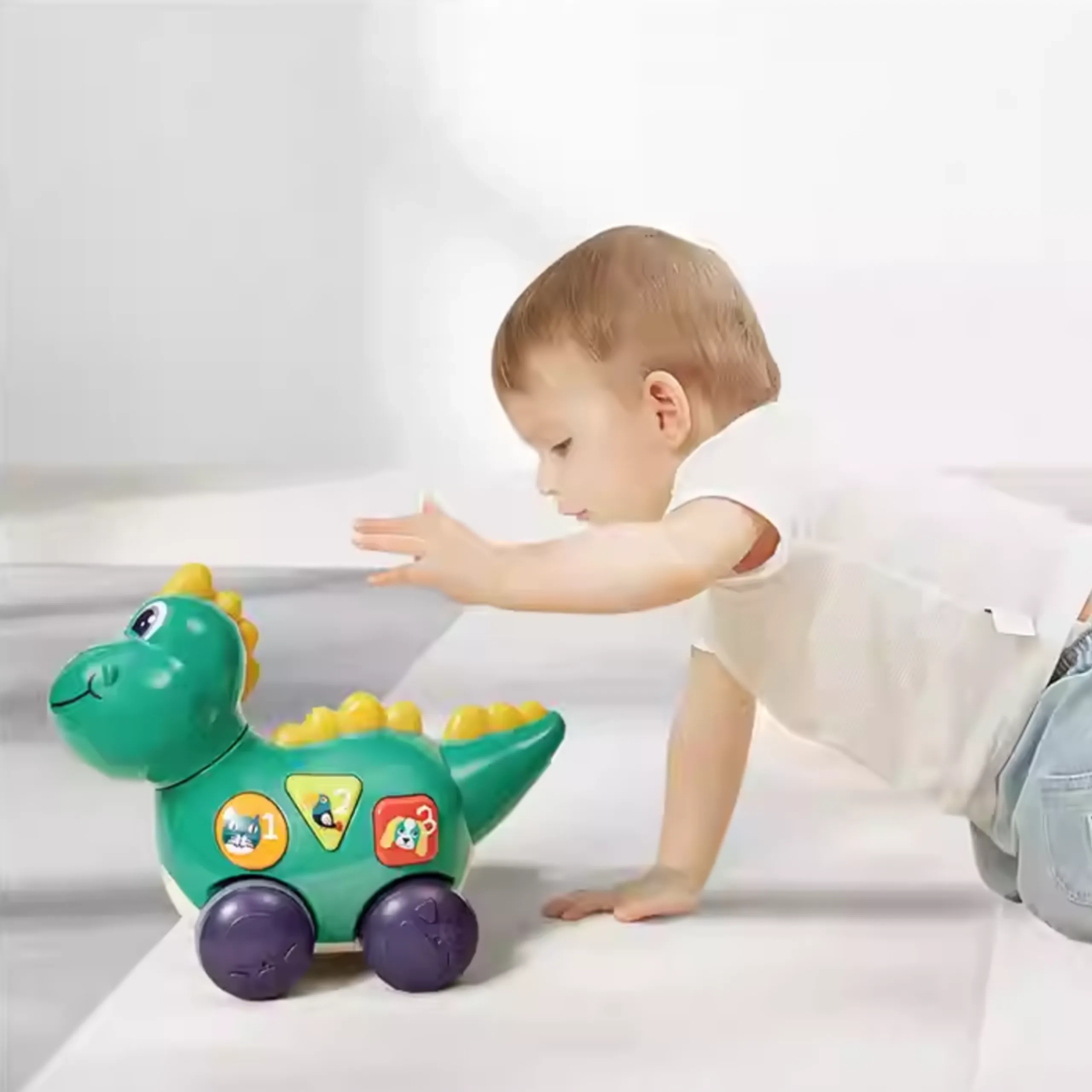 Little Dinosaur Crawling Toy - Suitable for 6 to 18 months