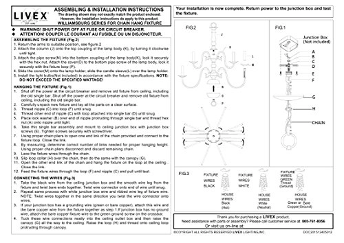 Williamsburg - 6 Light Antique Brass