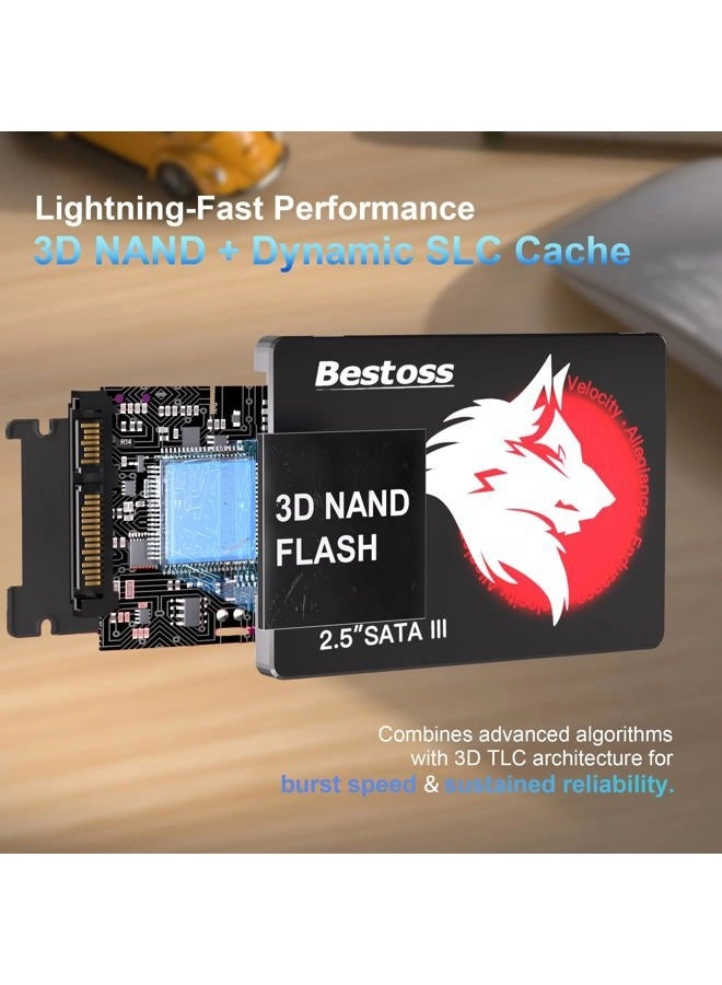 SATAIII SSD - 512GB 2.5-inch
