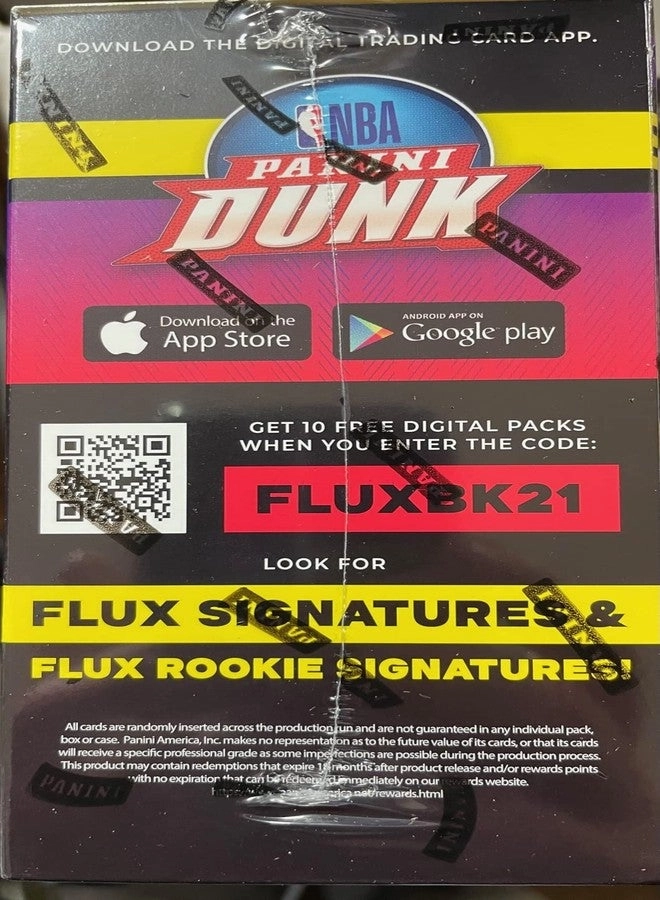 Flux Basketball Baster Box - 6 Packs Per Box 3 Cards Per Pack