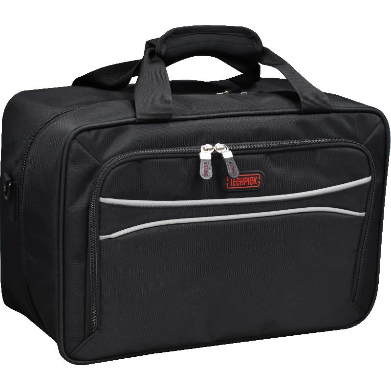 Techpick Gaming Console Case - Black/Grey Tri-cell Cushion Protection