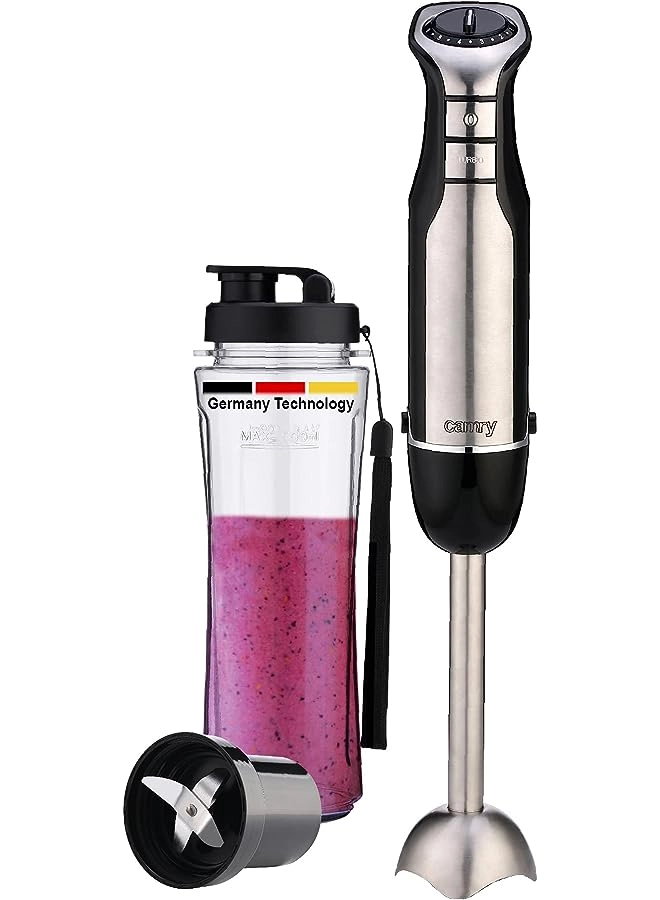 IAF Hand Blender - TURBO function LED backlight Stainless steel blades