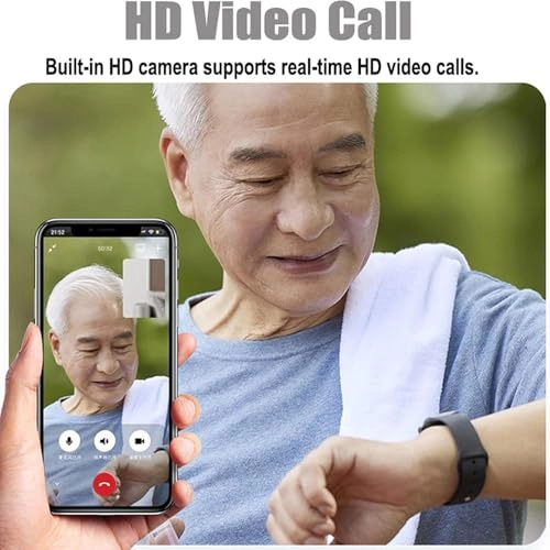 Fall Detection Smart Watch 40.5mm ABS + Silicone