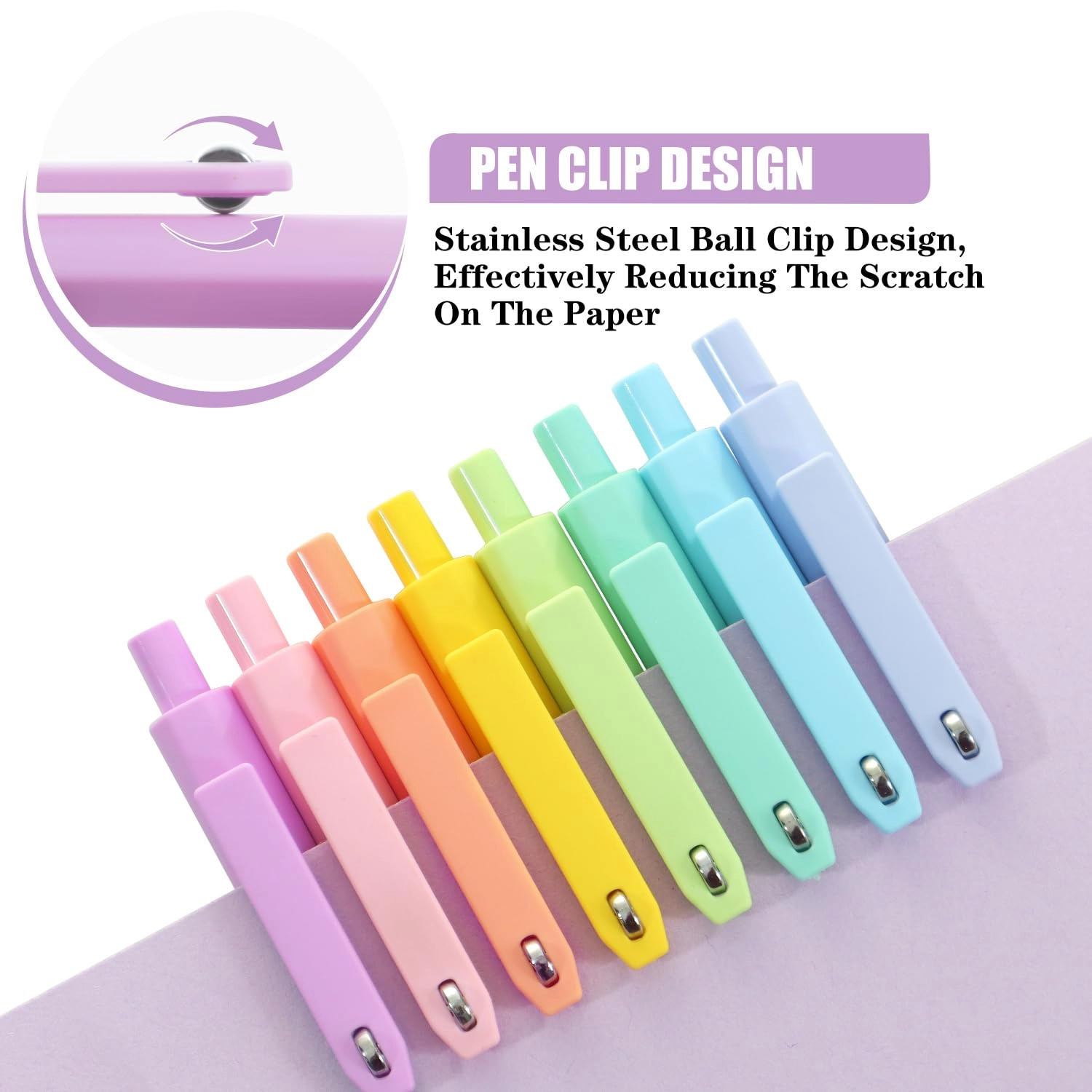 Aesthetic Pens - 8 Pcs 0.5mm