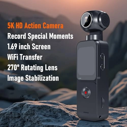5K HD Handheld Action Camera