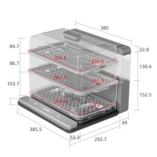 Foldable 3 Tier Steamer - 20L