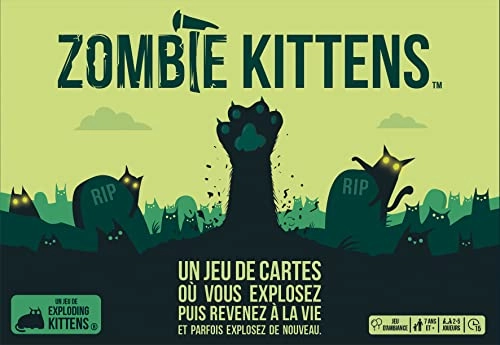 Exploding Kittens: Zombie Kittens - Card Game (French)