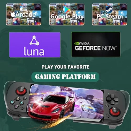 Wireless Mobile Game Controller - BLACK