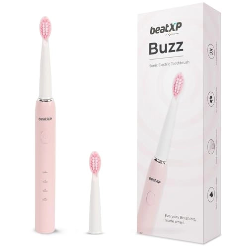 Buzz - 19000 strokes/min 3 Cleaning Modes 2 Brush Heads